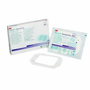 Tegaderm Diamond Pattern Transparent Dressing ''2-3/8 x 2-3/4 , 100 Count''