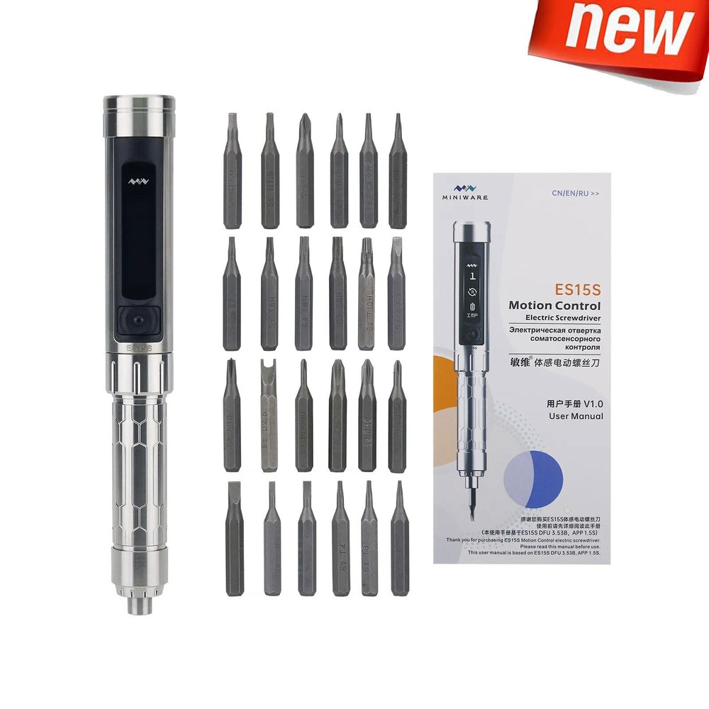 MINIWARE ES15S 20Kgf.cm Motion Control Screwdriver Cordless Screwdriver
