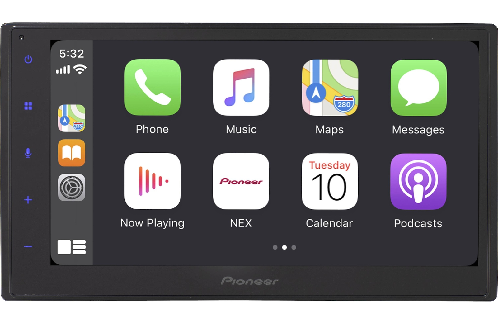 Pioneer DMH-1770NEX Double DIN Bluetooth 6.8" Mechless Digital Media Receiver +