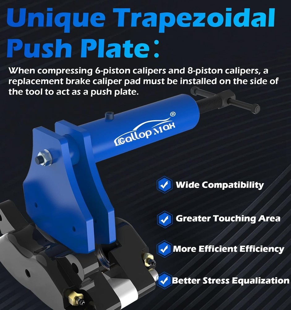 Multi Piston Brake Caliper Compression Tool Brake Caliper Press Tool Heavy Du...