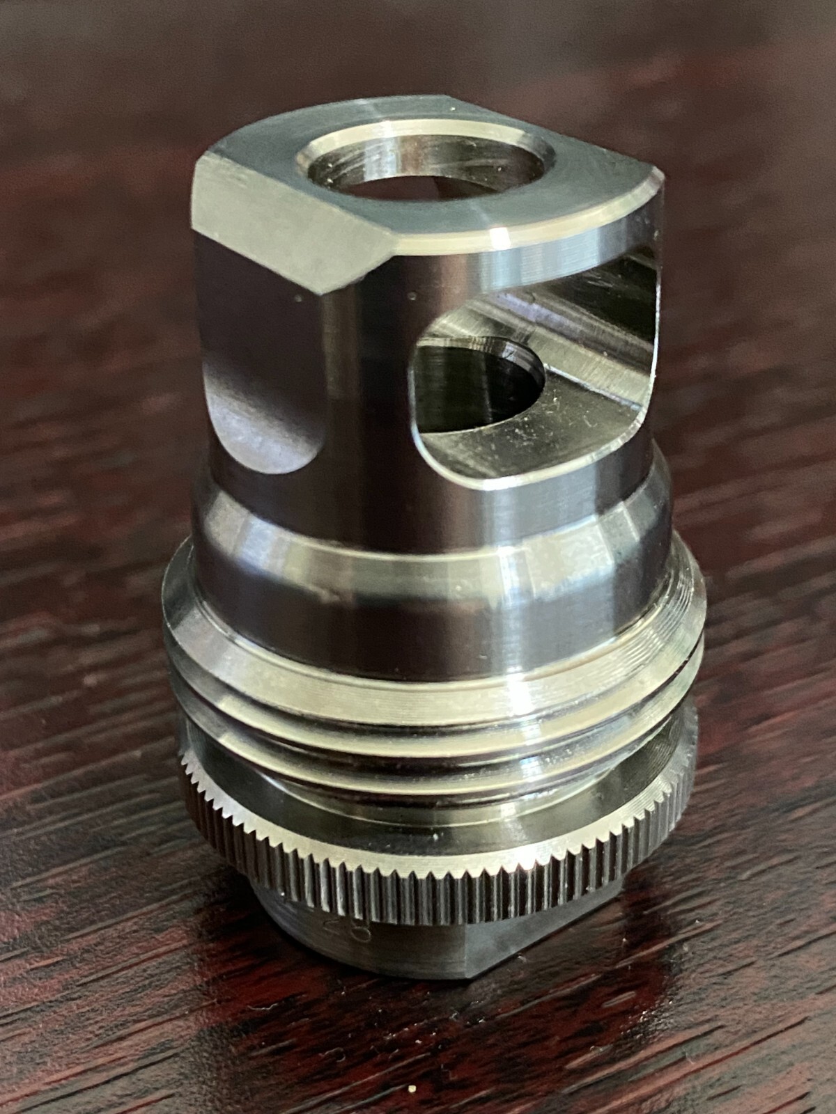 SiCo ASR Single Port Muzzle Brake - 1/2 x 28 - 9MM [AC5591] Raw Finish