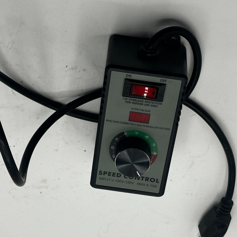 AC Motor Speed Controller AC 100V-120V & 15A Max ⭐