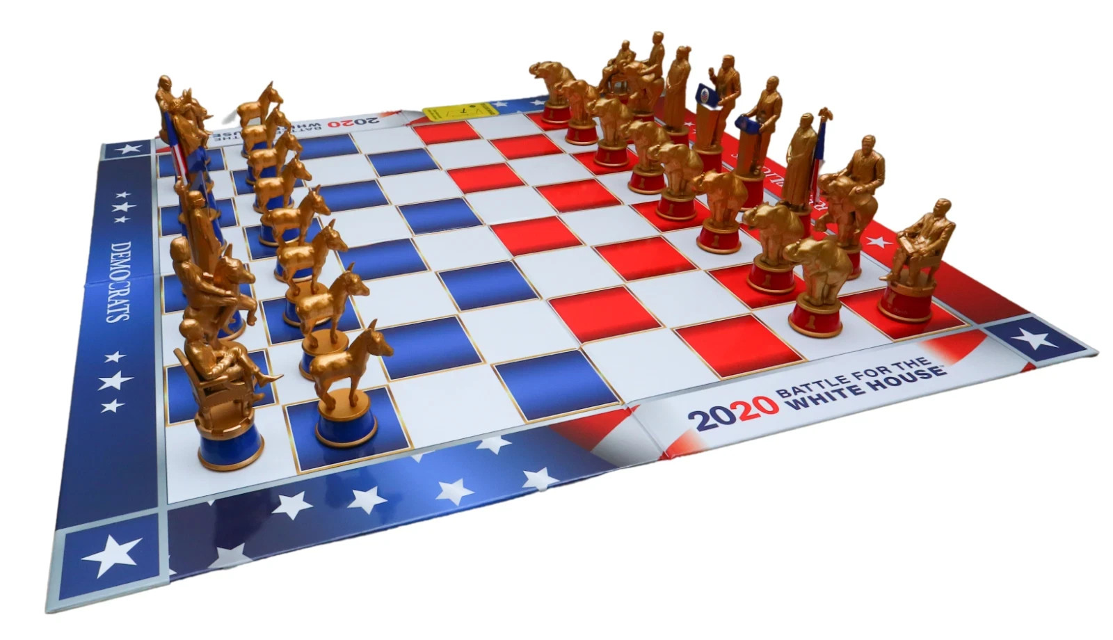 2020 Battle For The White House Deluxe Trump Chess Set