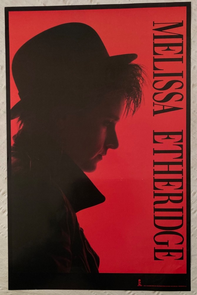 Melissa Etheridge 1988 Promo Poster First Album Island Records Q