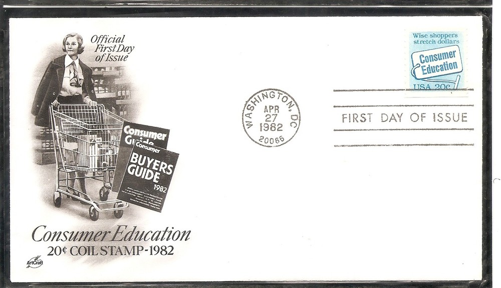 US SC # 2005 Consumer Education FDC. Artcraft Cachet.