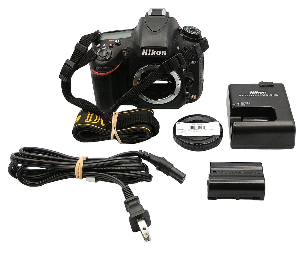 USED Nikon D600 DSLR Camera Body Only