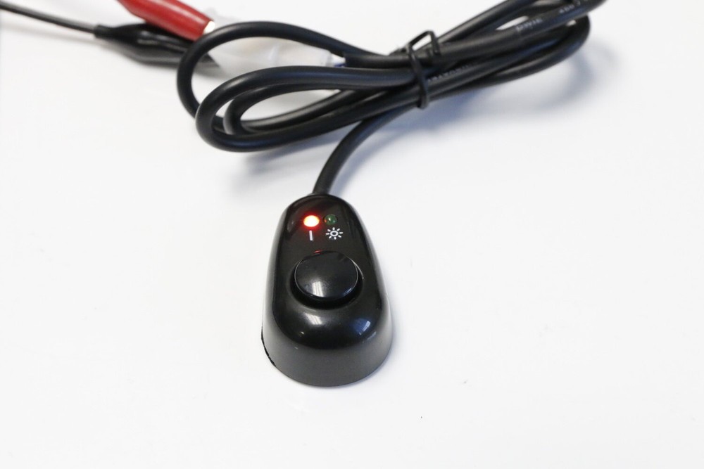 New Water Drop Shape 12V Push Button Switch With Red/Green LED Indicator Lights