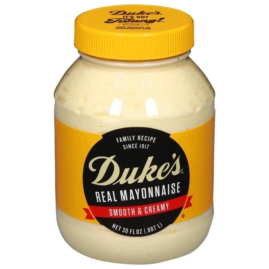 (2 pack) Duke's® Real Mayonnaise, 30 oz Jar, Smooth & Creamy Mayo