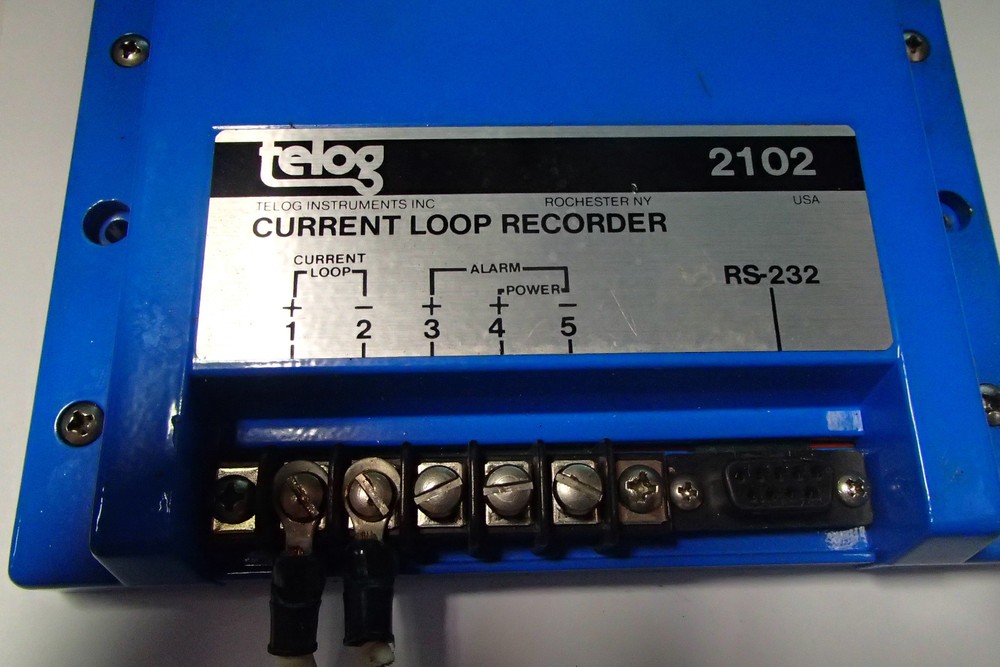 Telog Recorder, Model 2102-42 CURRENT LOOP RECORDER, WITH RS-232