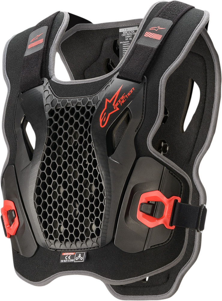 Alpinestars Bionic Action Chest Protector BLACK/RED All Sizes NEW