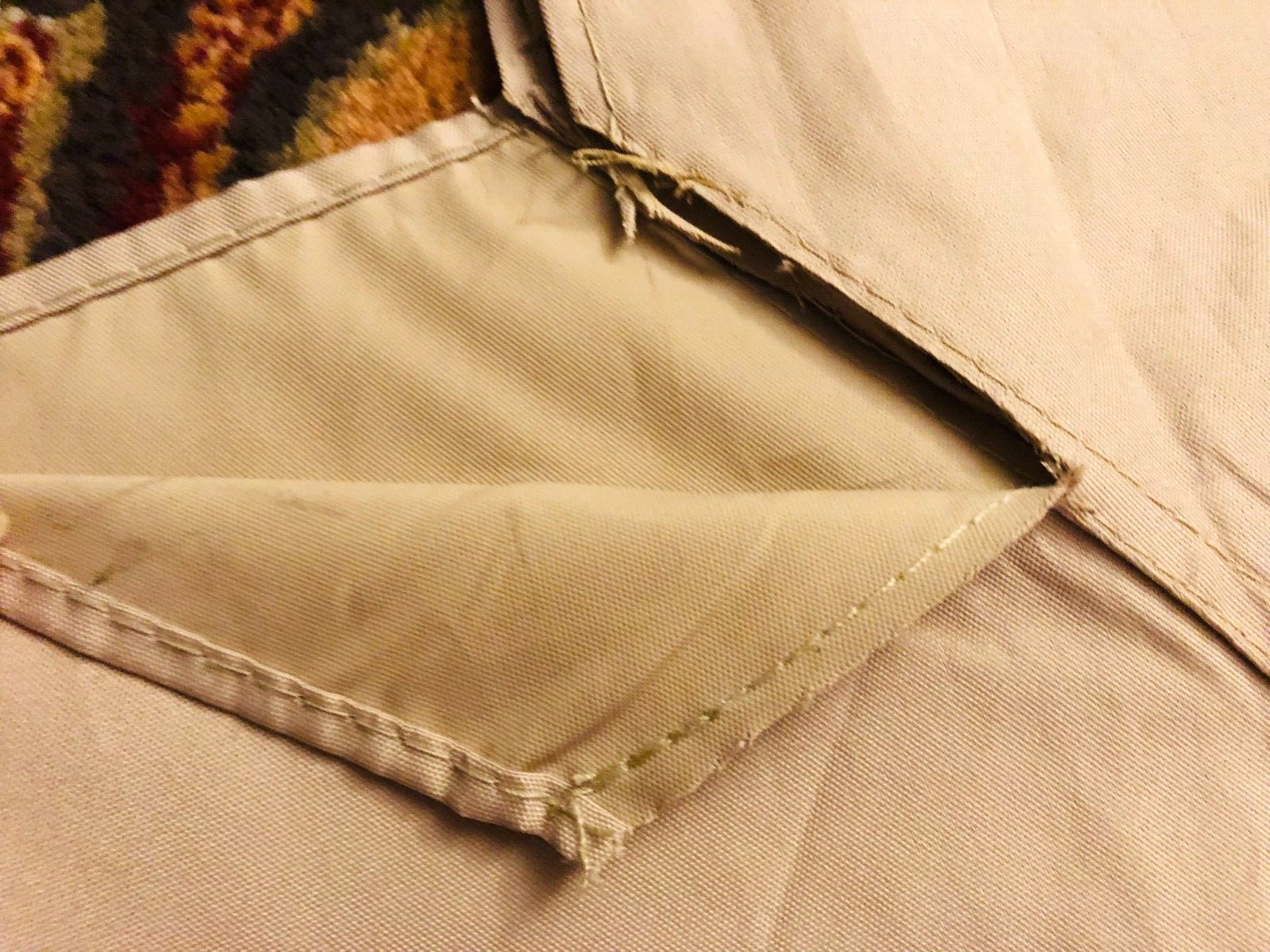 5' x 8' Double Tier Grill Replacement Canopy Khaki Beige