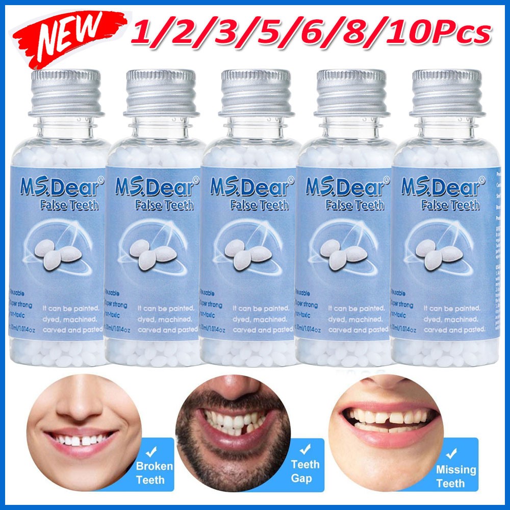 10X Tooth Repair Kit -Temporary Teeth Replacement Kit for Missing & Broken Teeth