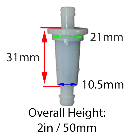 Emgo 1/4" Fuel Filter 2 Feet Fuel Line for Suzuki 98-up LTF LTA 500 Quad Runner
