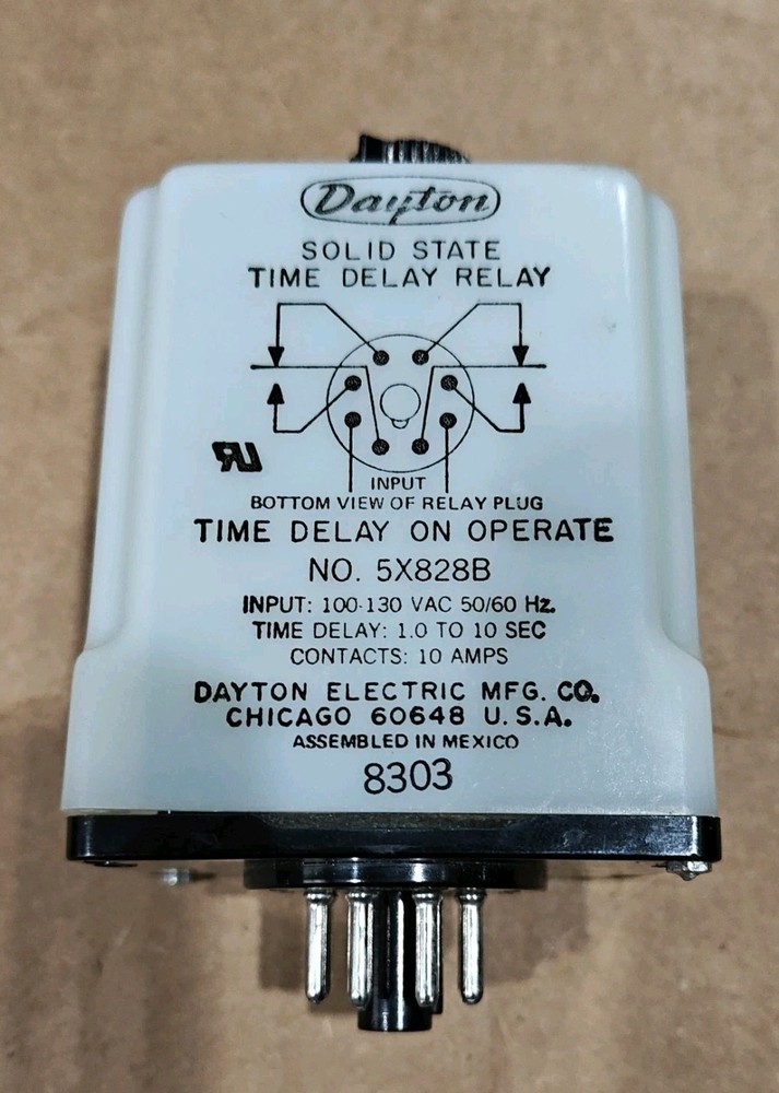 Dayton 5X828B Solid State Time Delay