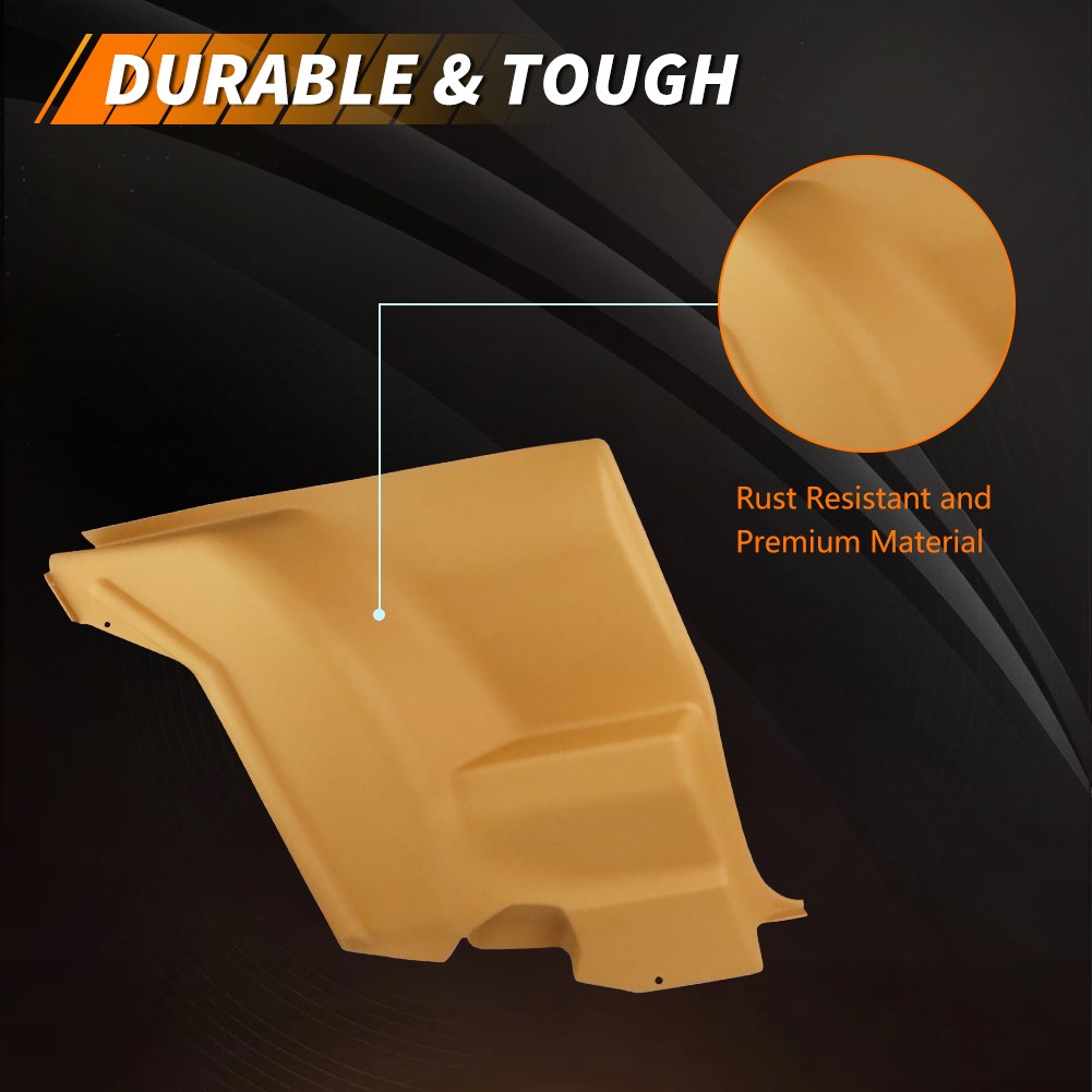 For 72-81 Camaro Firebird L&R Lower Plastic Rear Armrest Seat Side Panels Tan