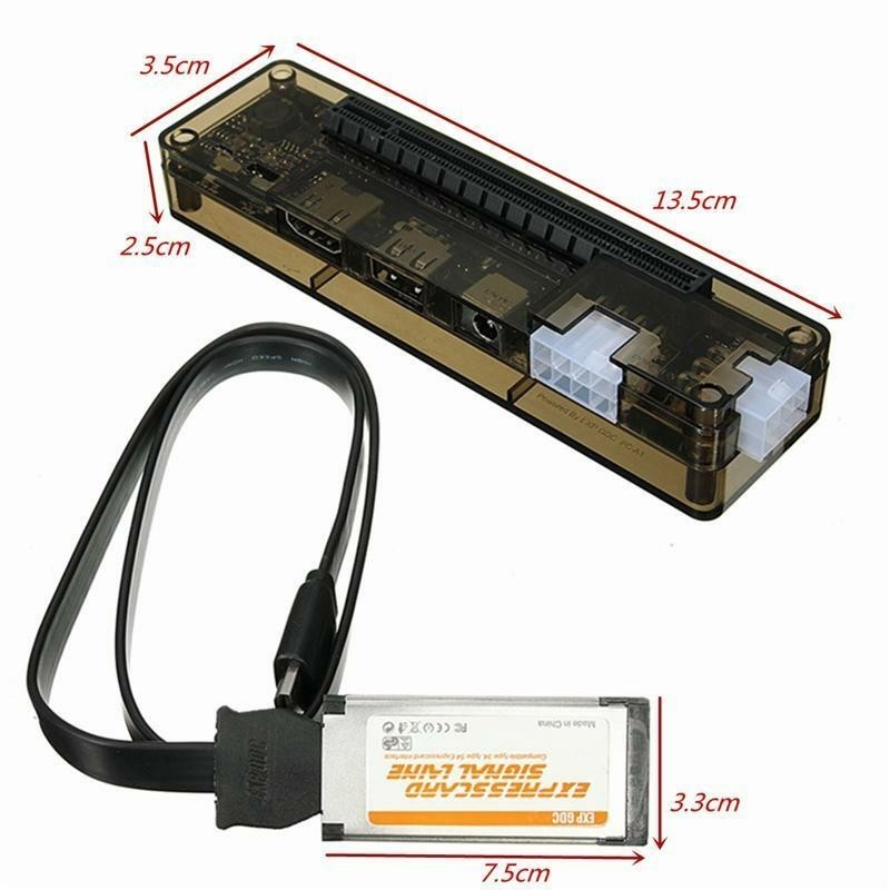 Update Mini PCI-E Version Expresscard V8.0 EXP GDC Beast PCIe PCI-E Express Card