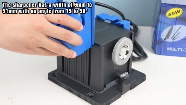 3-in-1 Electric Drill Bit Sharpener & Knife Sharpener Machine, Adjustable Angles