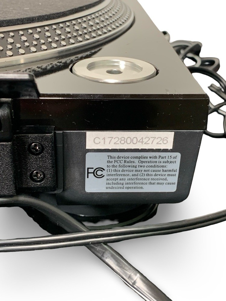  Audio-Technica AT-LP120BK-USB Direct Drive Turntable USB Record Player Used