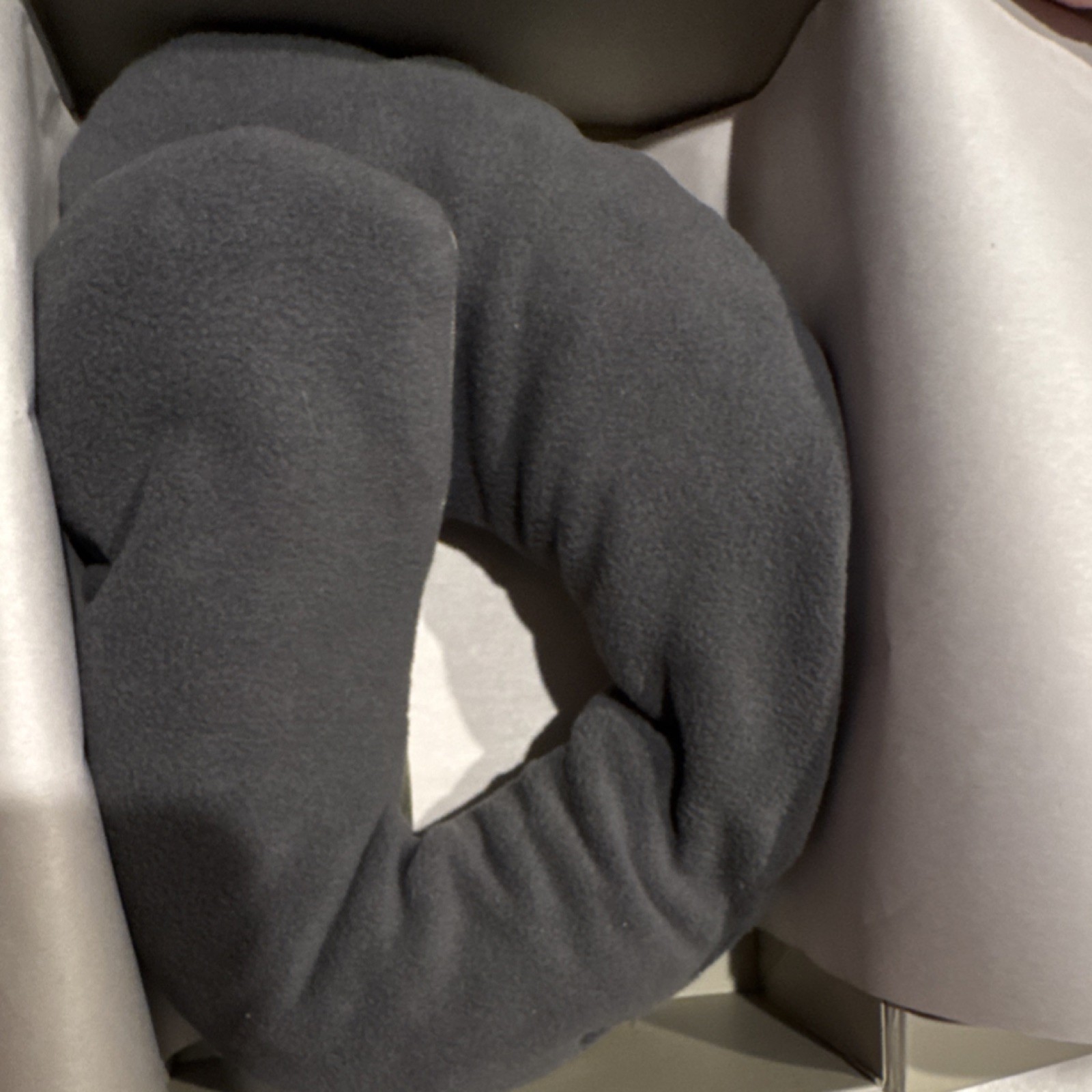 TARA Herbal-Ease Neck Pillow Slate Gray Aromatic Cinnamon Spice