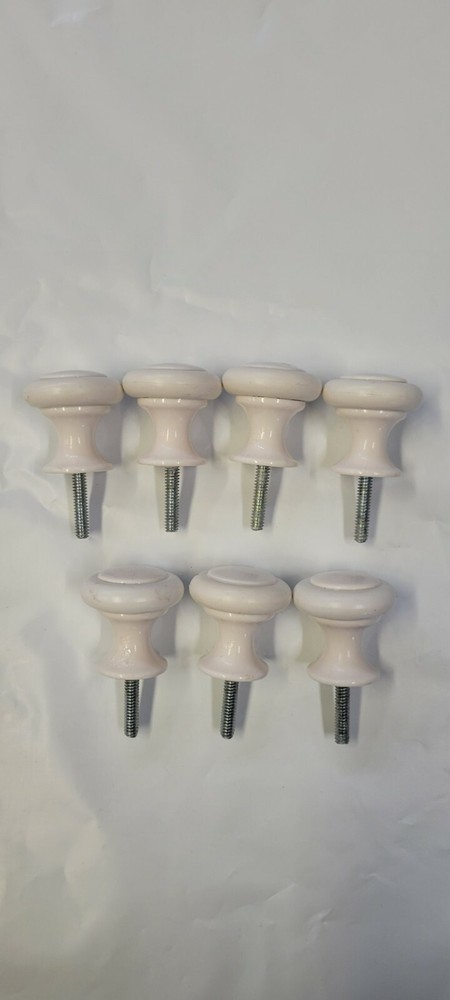 Bumper Pool Post - Small Size - Set of 7 White