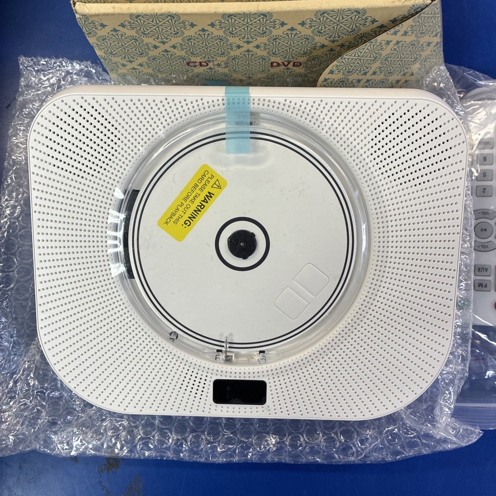Portable CD Player - Lilac FM Tuner - Remote Control - Bluetooth