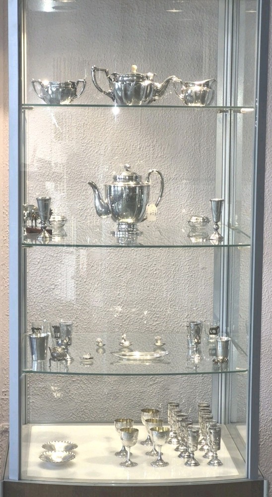 Harrods Miniature Silver Tea Set With Box