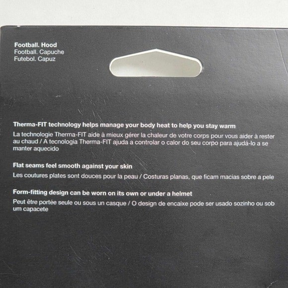 Jordan Therma-FIT Fly Warm Hood Balaclava Football Ski Mask Men's OSFM Black NEW