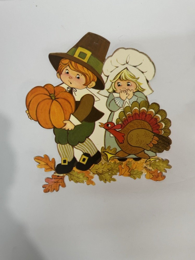 Decorations Fall Thanksgiving Vintage 80s Hallmark