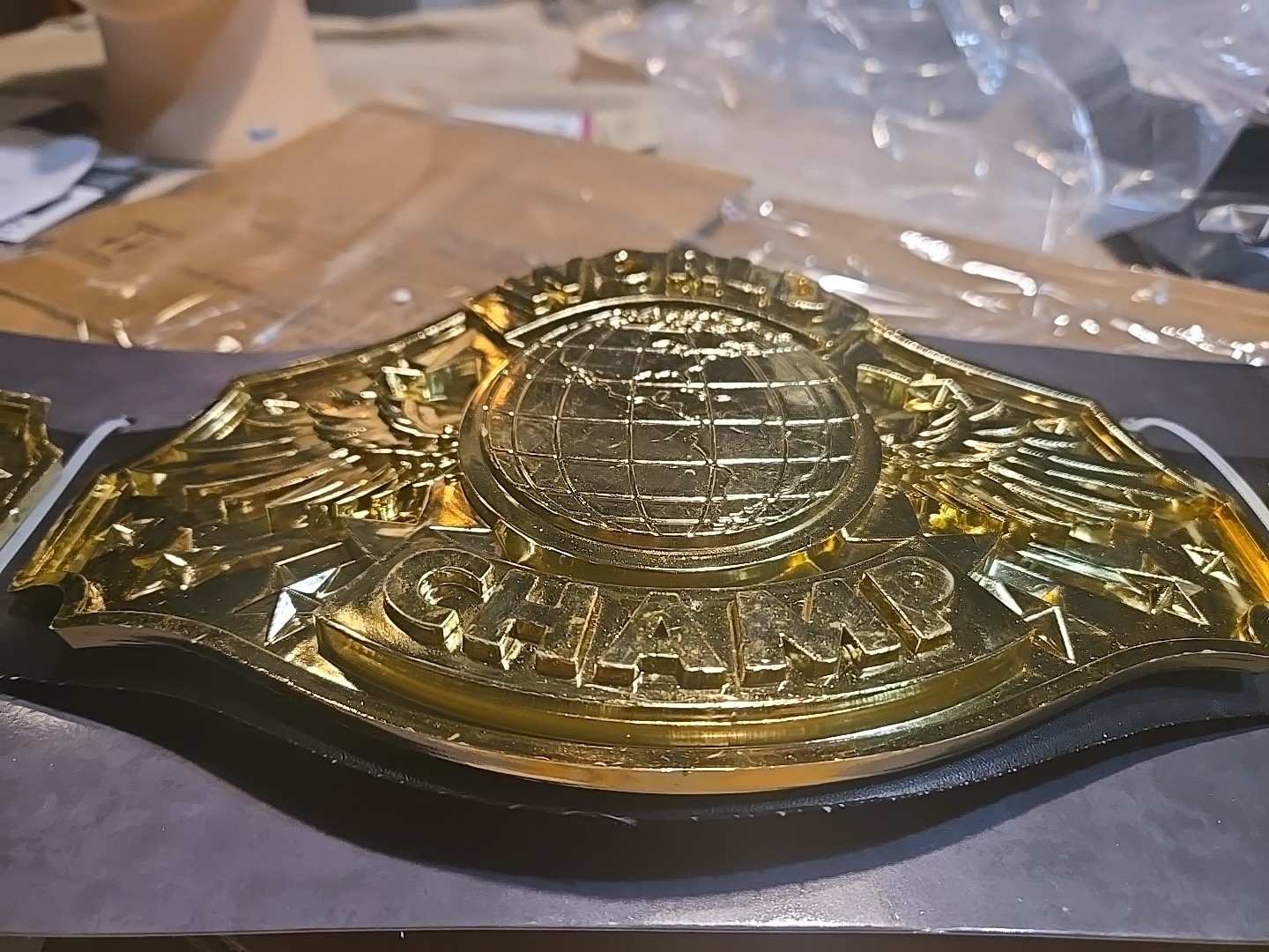 Championship Title Belt Boxing Wrestling UFC Adult Costume WWE AEW Halloween New