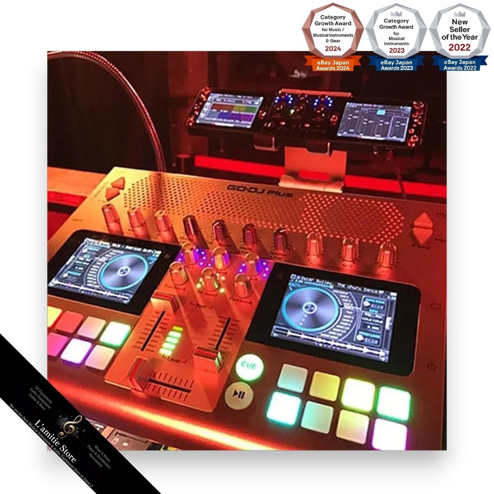 GODJ Plus A4-Size Portable DJ Controller Touch Screen Digital Speaker Box Mint