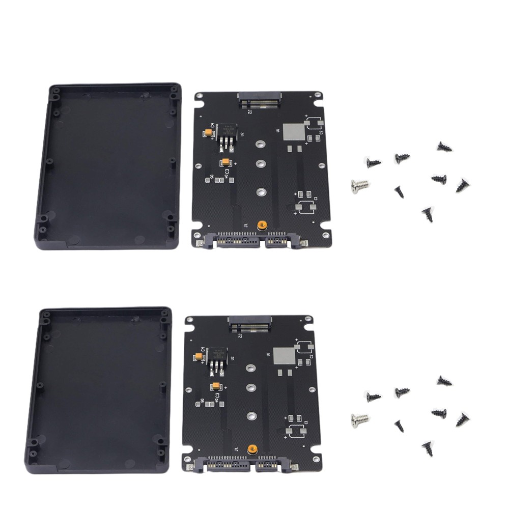 4PCS 2.5"SATA to M2 NGFF SSD Enclosure Converter Internal / External Adapter M.2