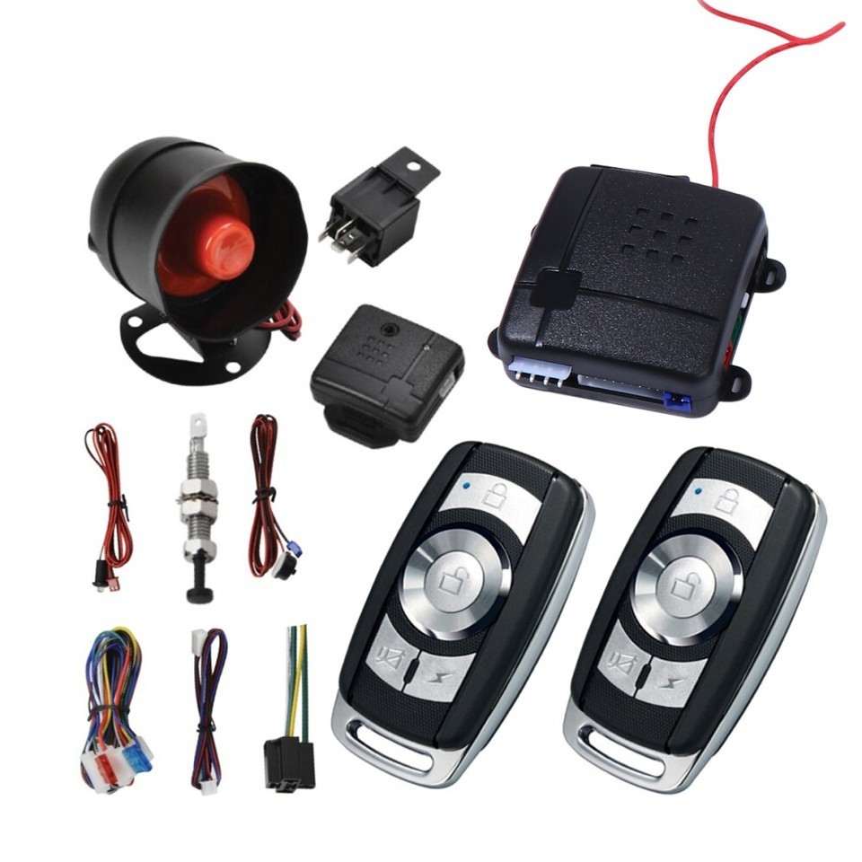 Start Push Button Remote Car Alarm System Keyless Entry Engine Kits