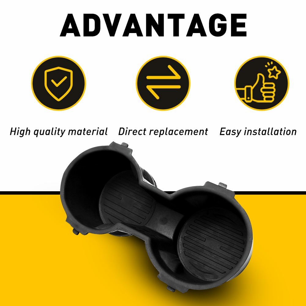 NEW FOR 2015-2017 Ford Front F-150 Seat Dual Cup Holder Rubber Insert