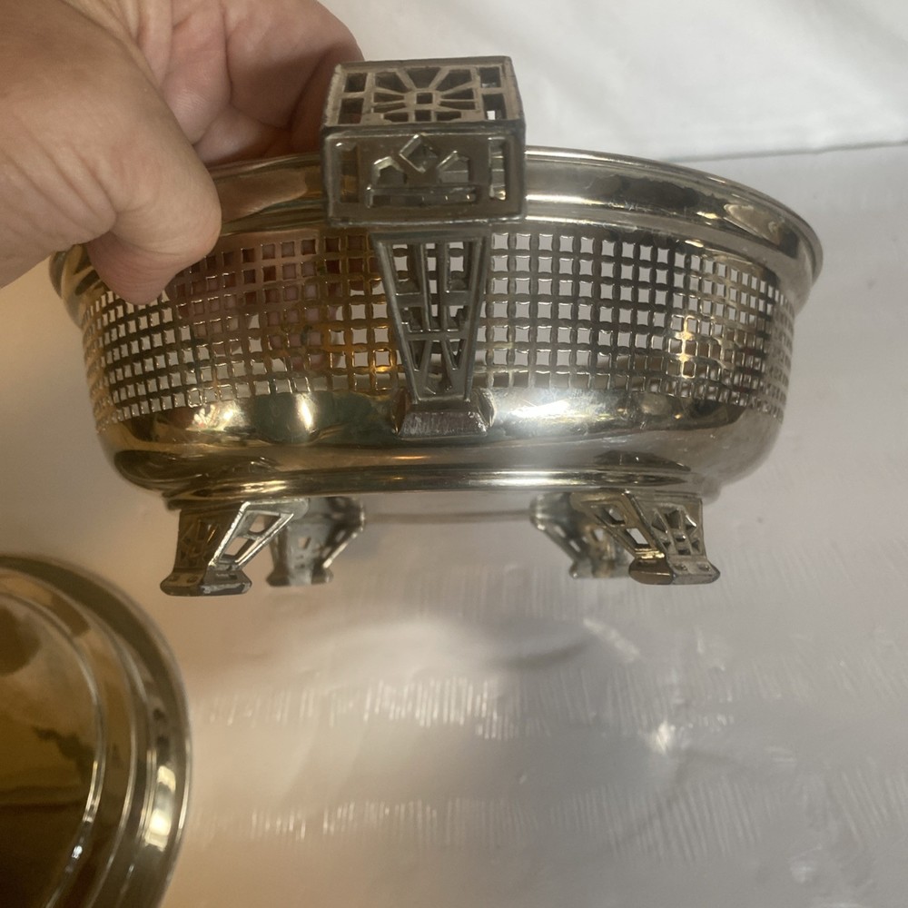 Rochester Mid Century Three Footed Chafing Dish