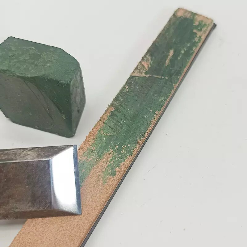3PC Leather Strop Sharpening Abrasive Polishing Compound Balm Paste wood tools
