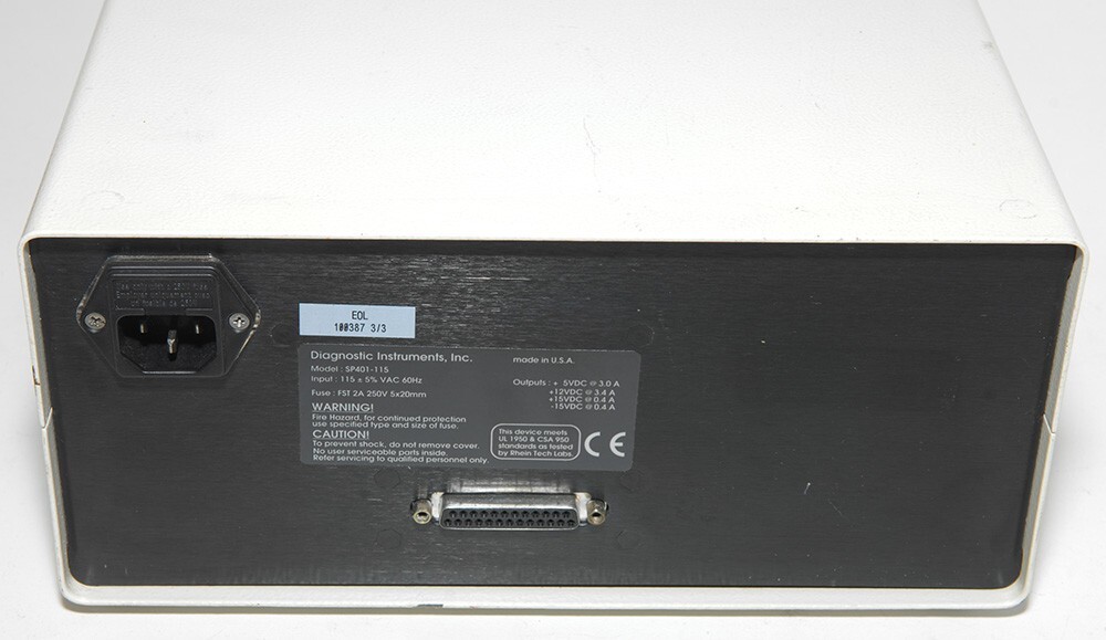 DIAGNOSTIC INSTRUMENTS SP401-115 POWER SUPPLY