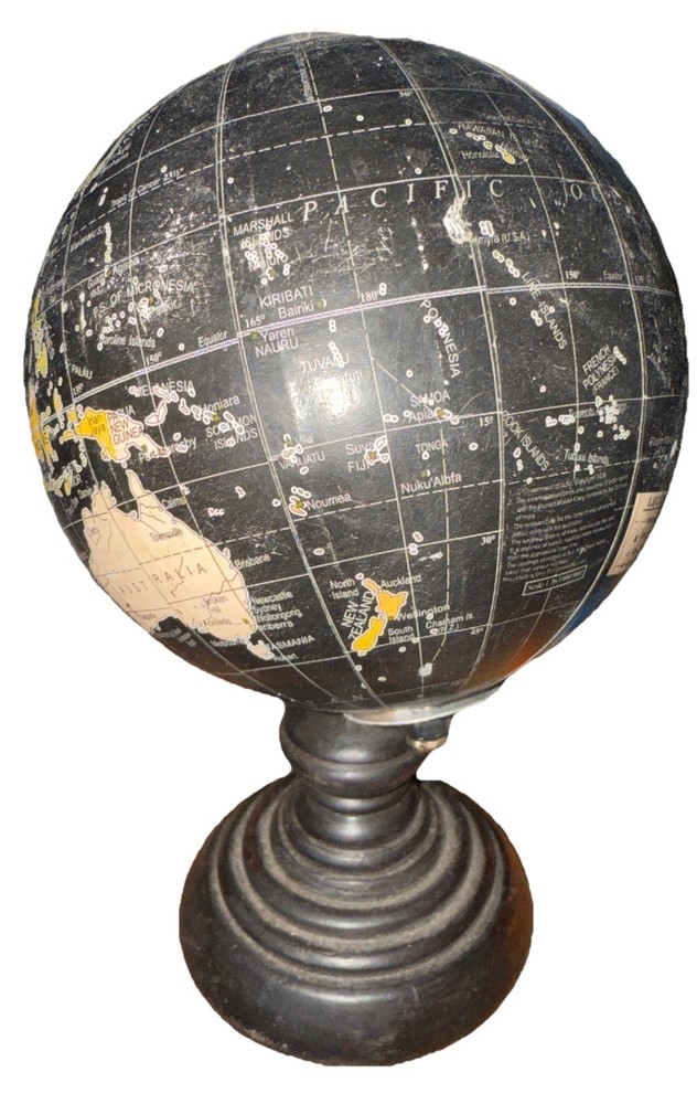 Decorative 8” Globe -Black Accents
