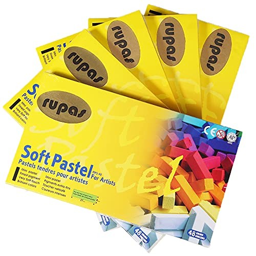Soft Dry Pastel 48 Color Set Square Chalk