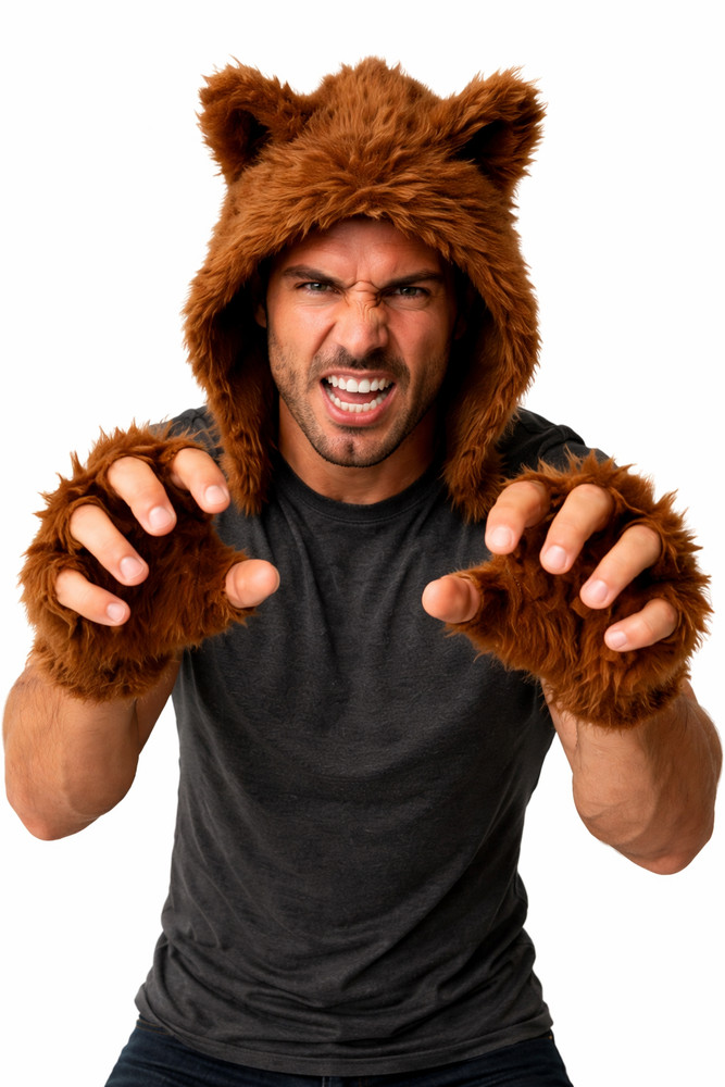 Adult's Basic Grizzly Costume Accessory Kit