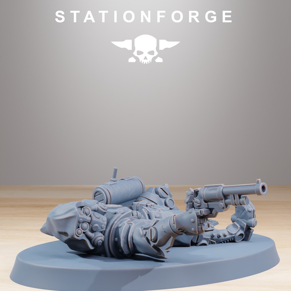 Scavenger Wounded, Tech Adepts, Mech Division, Stationforge