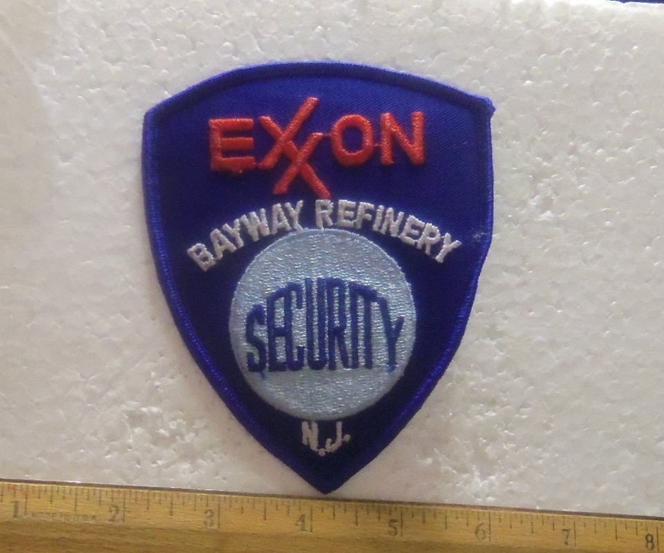 Exxon - Bayway Refinery - Security Embroidered Patch (NOS)