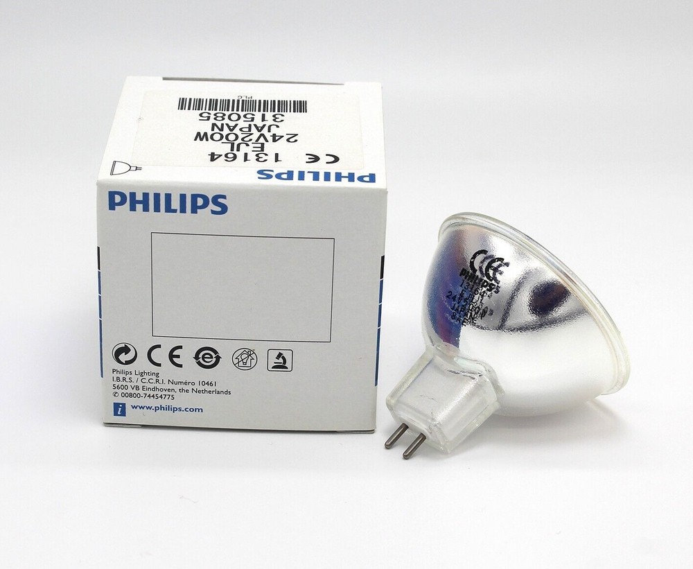 PHILIPS 13164 EJL 24V200W GX5.3 Microscope Halogen light Projector Lamp