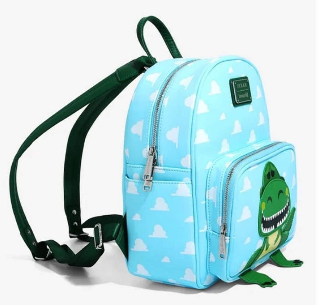 Loungefly Disney Pixar Toy Story Rex Figural Mini Backpack NWT Exclusive Danglin