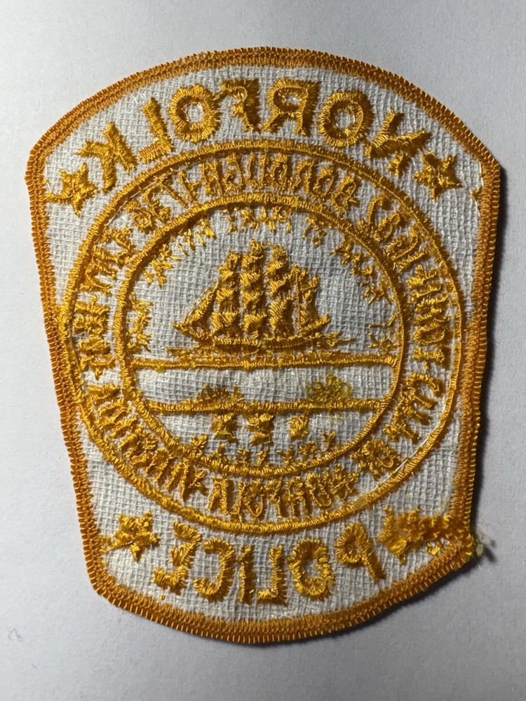 Norfolk Virginia Police Patch
