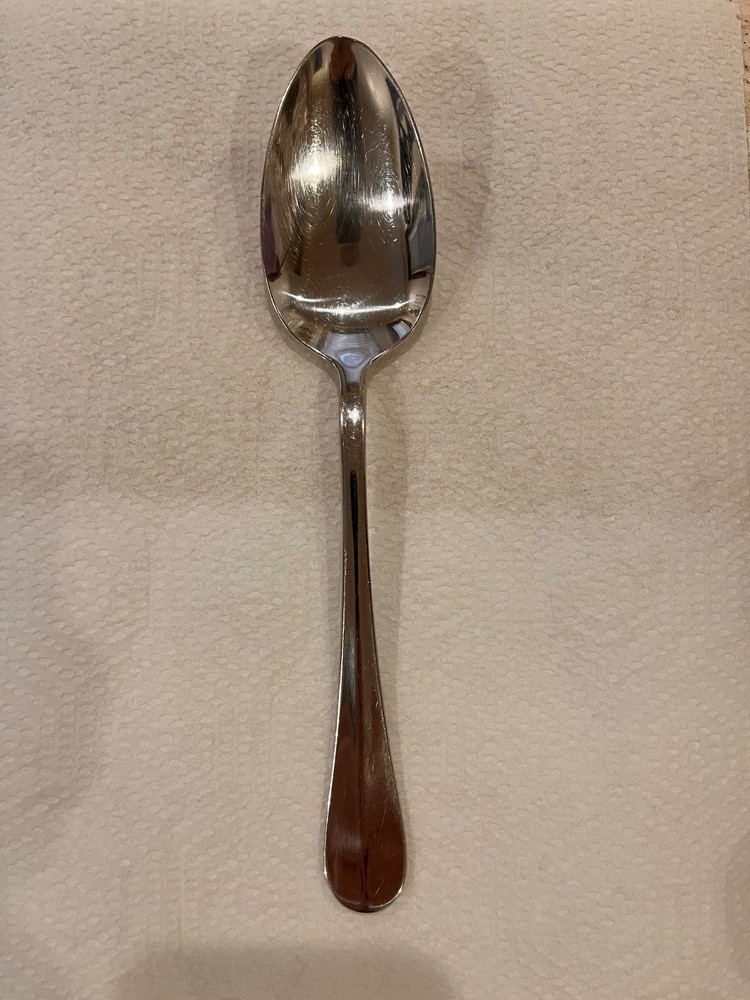 Wallace Hartford 18/10 Stainless Steel Solid Serving Spoon