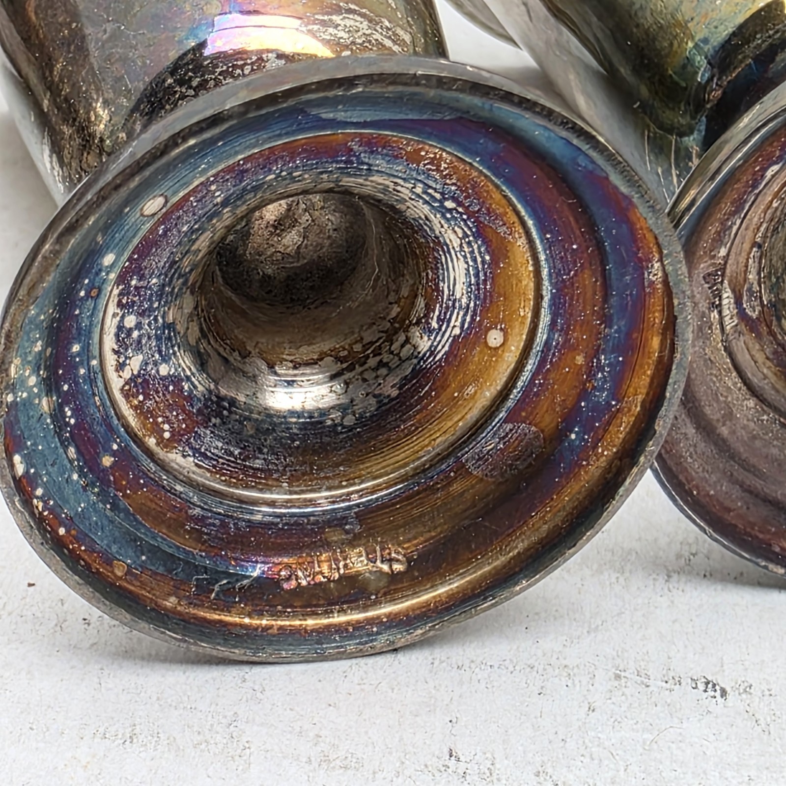 Vintage Frank M. Whiting Sterling Silver Cordial Glasses Set of 6 Shot Cups 100g