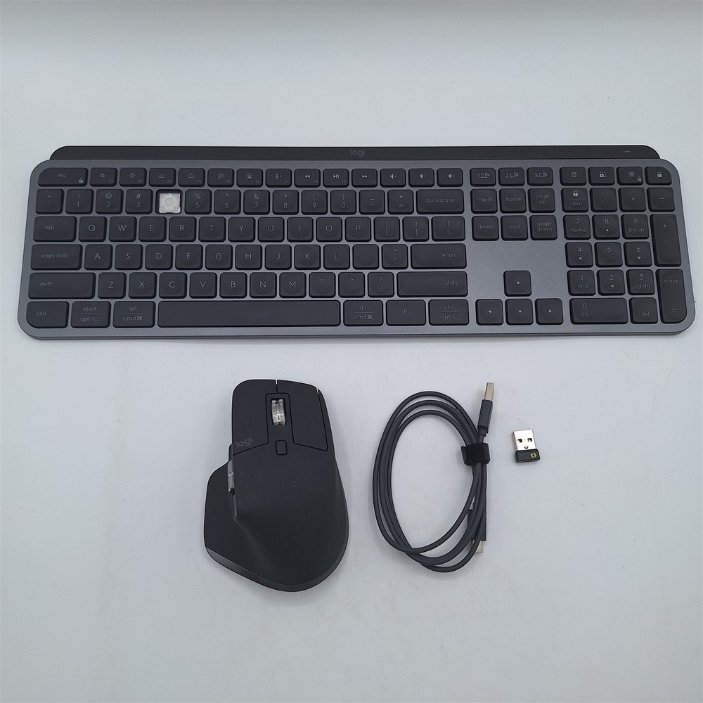 Logitech MX Keys S Combo - Performance Wireless Keyboard and Mouse *READ*