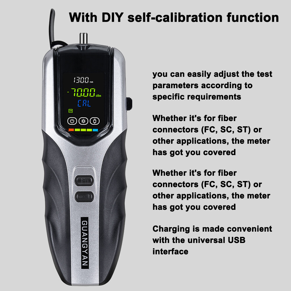 Handheld Optical Meter Rechargeable Optic Tester LCD I3C4