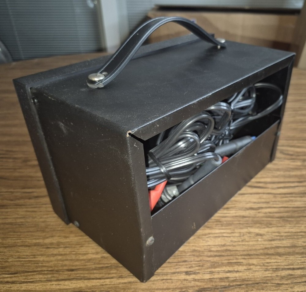 VINTAGE SEARS MODEL 161.214230 SOLID STATE ELECTRONIC ENGINE ANALYZER W/CABLES