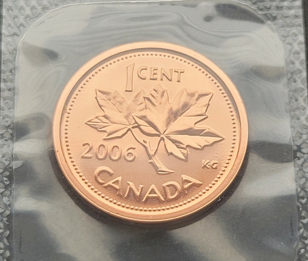 *** CANADA 2006 P *** ONE CENT *** PROOF LIKE SEALED *** BETTER DATE ***